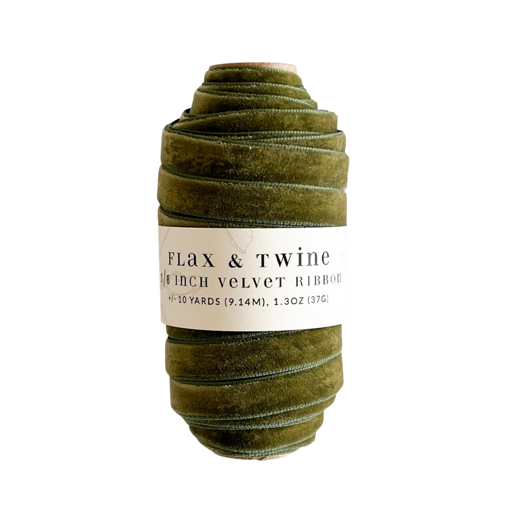 Green Velvet Ribbon