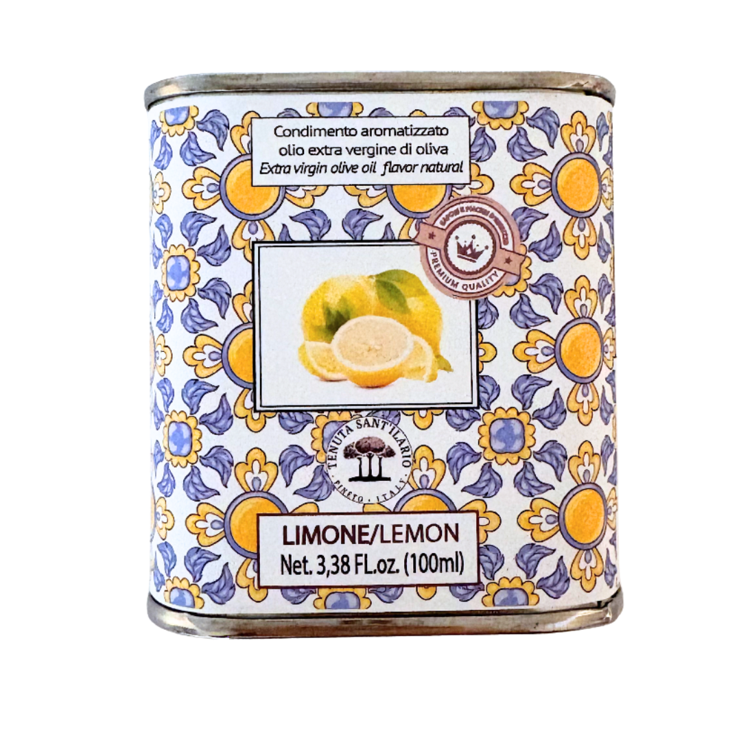 Lemon Olive Oil Tin