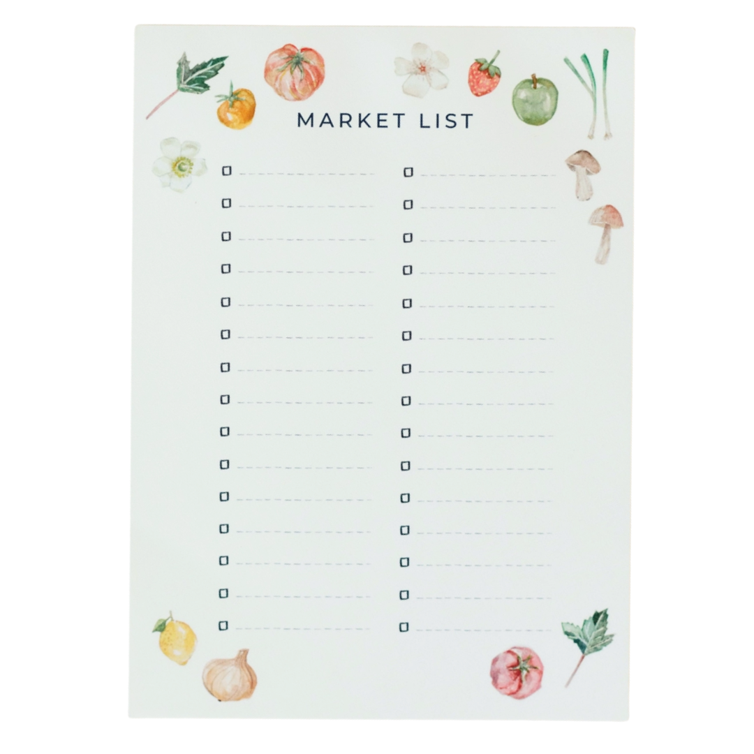 Market List Notepad