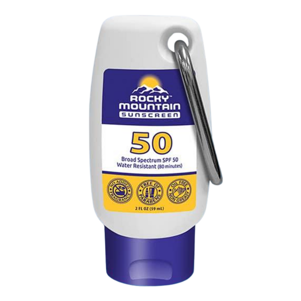 Sunscreen with Carabiner Clip
