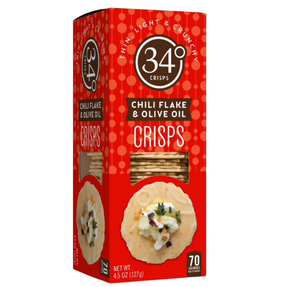 Chili Flake and Olive Oil Crisps