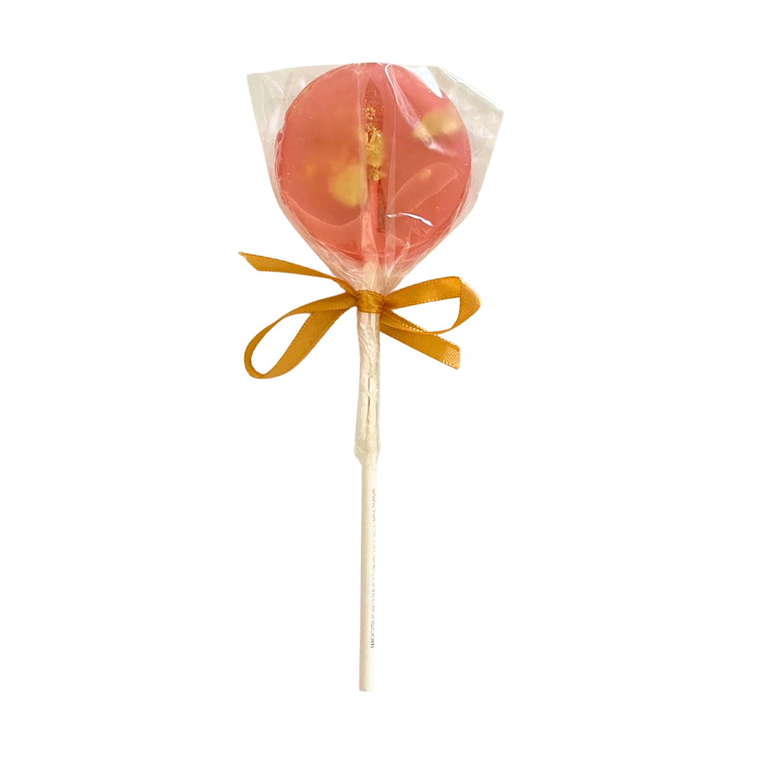 Rosé Wine Sparkle Lollipops