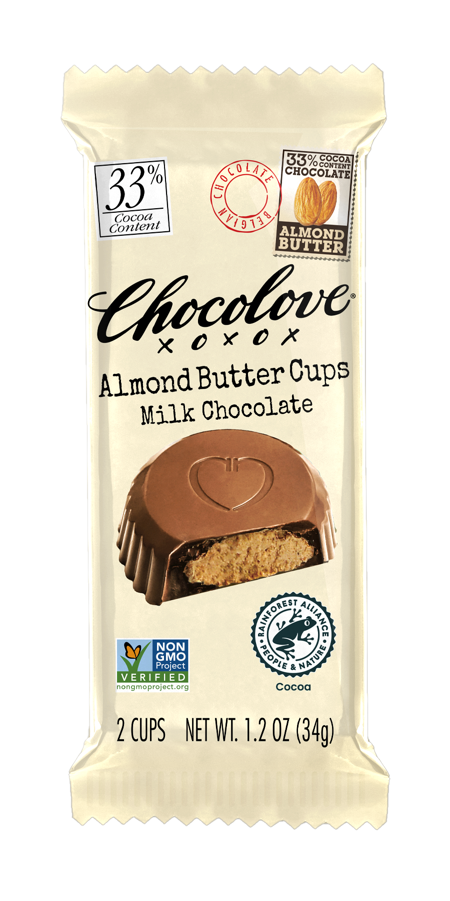 Almond Butter Cups in Milk Chocolate
