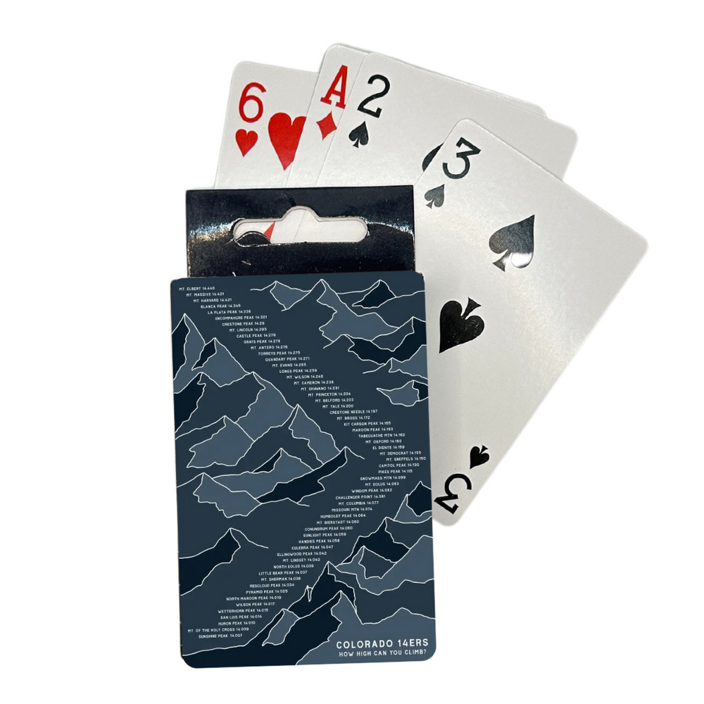 14ers Playing Cards
